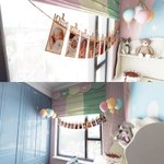 Bannière personnalisée avec photo d'un an Bannière d'anniversaire avec photo mensuelle