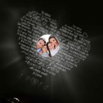 Personalized 100 Languages I love You Projection Moon and Astronaut Necklace Photo Projection