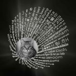 Henkilökohtainen 100 Kielet rakastan sinua Photo Projection Cat kaulakoru