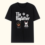 Personalizado 1-6 Perros El Padre Perro Camiseta de algodón con nombre