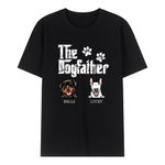 Personalizado 1-6 Perros El Padre Perro Camiseta de algodón con nombre