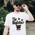 Personalizado 1-6 Perros El Padre Perro Camiseta de algodón con nombre