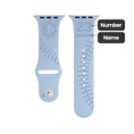 Gepersonaliseerde Silicone Baseball Watch Band voor Apple Watch