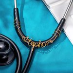 Personalisierte Stethoskop Namensschild Geschenk für Arzt oder Krankenschwester