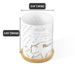Personalized Mama Bear Metal Candle Holder Gift for Mother