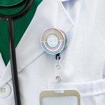 Personalisierte einziehbare Badge Reel mit Namen für medizinische Arbeit Clip Geschenk