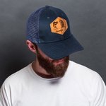 Personalizzato Hooked On Daddy Fishing Sign Mesh Baseball Cap Traspirante Regalo per la festa del papà per il nonno