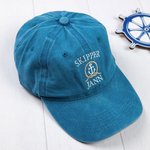 Gepersonaliseerde Kapitein Anker Logo Honkbalpet met Naam