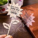 Gepersonaliseerde leraar plantstokken en bloempot voor leraar Waardering Gift