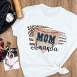 Personalised Baseball with Name Family T-shirt for American Independence Day 4th of July