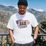 Personalised Baseball with Name Family T-shirt for American Independence Day 4th of July