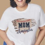 Personalised Baseball with Name Family T-shirt for American Independence Day 4th of July