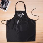 Personalized Hairstylist Pocket Apron with Embroidered Heart Salon Barber Shop Accessory Gift for Stylist Hairdressing Enthusiast