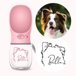 Henkilökohtainen kannettava Outdoor Dog vesiannostelija pullo