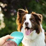 Henkilökohtainen kannettava Outdoor Dog vesiannostelija pullo