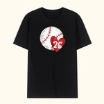 Personalised Baseball Softball Number Unisex T-shirt