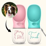 Henkilökohtainen kannettava Outdoor Dog vesiannostelija pullo