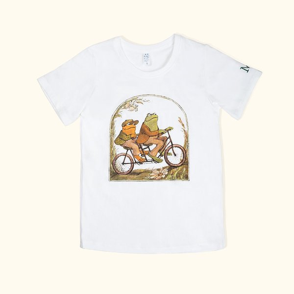 Gepersonaliseerd Kikker en Pad Cottagecore Klassiek Boek T-shirt voor Beste Vriend
