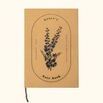 Personalised Birth Flower Notebook with Name for Birthday Gratitude Gift