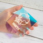 Badge d'identification personnalisé pour échographes avec enrouleur fleuri pour le personnel médical