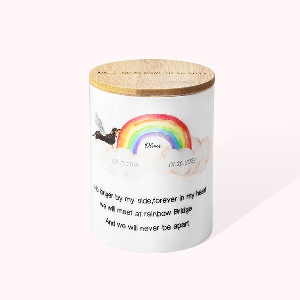 Urne personnalisée Rainbow Bridge Pet Urn
