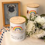 Urna personalizzata per animali domestici Rainbow Bridge