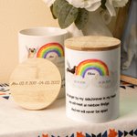 Urna personalizzata per animali domestici Rainbow Bridge