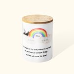 Urna personalizzata per animali domestici Rainbow Bridge