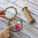 Kit kaléidoscope rotatif magique en bois personnalisé Cadeau d'anniversaire pour enfants