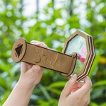 Kit kaléidoscope rotatif magique en bois personnalisé Cadeau d'anniversaire pour enfants