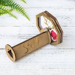 Kit kaléidoscope rotatif magique en bois personnalisé Cadeau d'anniversaire pour enfants