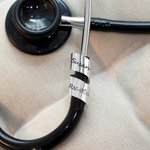 Estetoscopio personalizado Nombre Charm Regalo para médico o enfermera