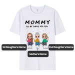 Spersonalizowana koszulka MOMMY I Will Be There For You Urodzinowy prezent na Dzień Matki dla mamy