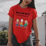 Spersonalizowana koszulka MOMMY I Will Be There For You Urodzinowy prezent na Dzień Matki dla mamy