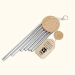 Personalised Rainbow Bridge Wind Chime with Name and Date Memorial Sympathy Pet Loss Gift for Pet Lovers