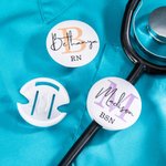 Bobina portabadge retrattile personalizzata con nome per operatori medici