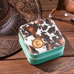 Etui à bijoux personnalisé Monogramme Cowgirl Cadeau pour Elle