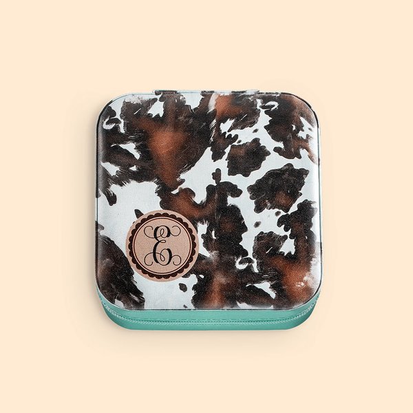 Personalised Monogram Cowgirl Jewellery Case Gift for Her