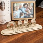 Personalisierte hölzerne Ich liebe dich Zeichen Raumdekoration Muttertag Vatertag Geburtstag Geschenk für Papa Mama Oma