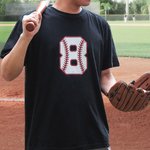 Numéro de baseball Softball personnalisé T-shirt unisexe pour femmes hommes garçons filles