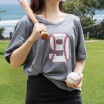 Numéro de baseball Softball personnalisé T-shirt unisexe pour femmes hommes garçons filles