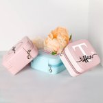 Personalized PU Leather Jewelry Box Gift for Her