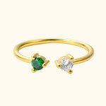 Stacking Kids Birthstone Ring for Mother