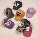 Chapeau Personnalisé avec Lettre Cadeau Anniversaire Été pour Famille Ami