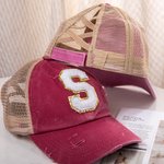 Chapeau Personnalisé avec Lettre Cadeau Anniversaire Été pour Famille Ami