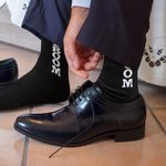 Personalisierte Label Groomsmen Socken für Hochzeitstag Bachelor Party Geschenk