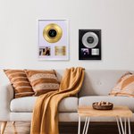 Personlig vinylskivram med text och foto Heminredning Bröllopsdag Minnesgåva för par