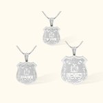 Gepersonaliseerde politie badge roestvrij staal ketting Gift voor politieagenten