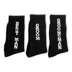 Personalisierte Label Groomsmen Socken für Hochzeitstag Bachelor Party Geschenk