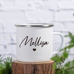 Personalised Camping Enamel Mug Making Memories One Campsite At a Time